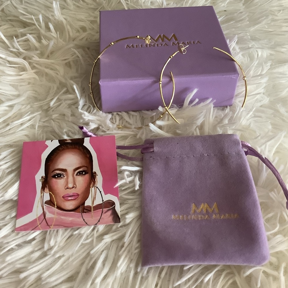 Melinda Maria big hoops